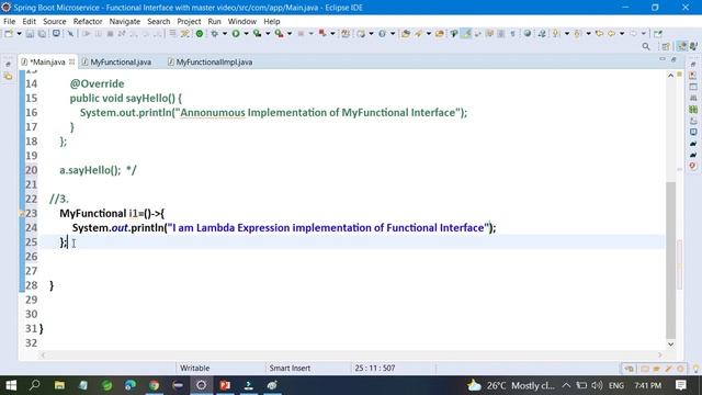 #FunctionalInterface Java Tutorial | Functional Interface | Lambda Expression смотреть онлайн