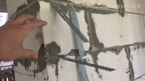 ПРИМЫКАНИЕ ГАЗОБЕТОНА  К НАРУЖНЫМ И НЕСУЩИМ СТЕНАМ/ монтаж перегородок