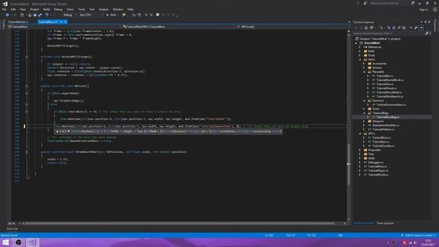 OUTDATED! - Terraria Modding Tutorial - Custom Boss Part 3 - NPC Summoning and Loot - tMod 0.10 смотреть онлайн