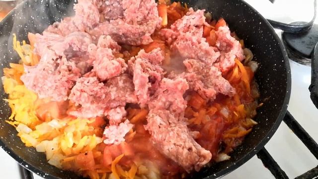 "Фаршированный" ленивый болгарский перец / "Stuffed" bell pepper смотреть онлайн