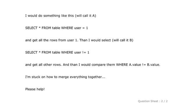 MySQL : Difference between 2 selects in SQL смотреть онлайн