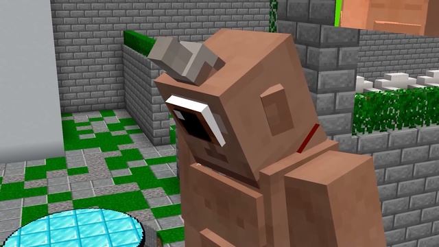 ŞEHİRDEKİ HERKES KURABİYE ADAMA DÖNÜŞTÜ!? - Minecraft смотреть онлайн