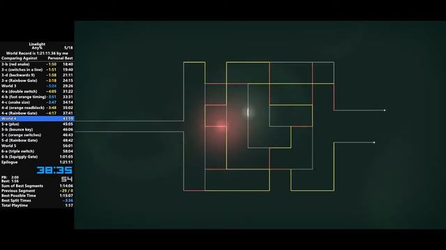 Linelight - Any% in 1:16:28 [WR] смотреть онлайн