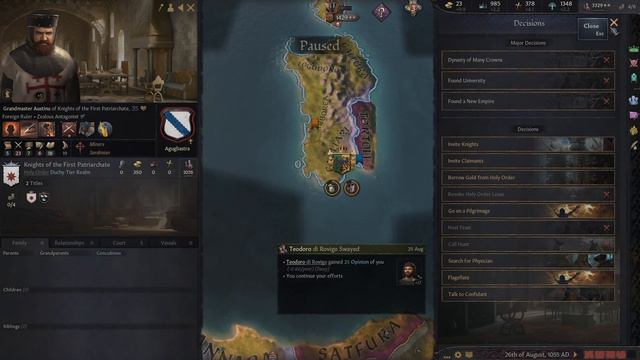 Crusader Kings 3 - King under the Mountain and on the Island - Episode 20 смотреть онлайн