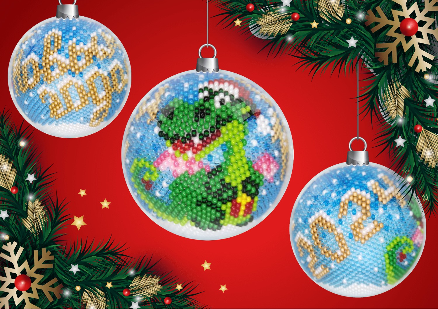 Мастер-класс. Новогодний шарик "Дракон" на 2024 год (6см). ЧАСТЬ 6. смотреть онлайн