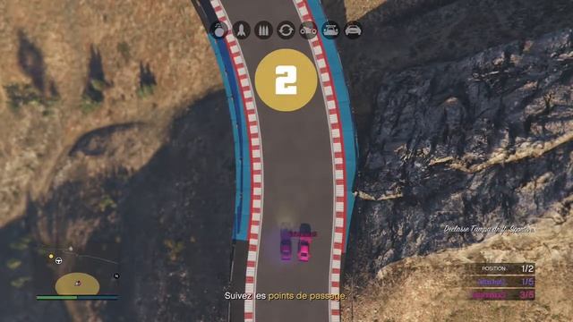 Activité sur GTA 5 #2 ( Course vue du dessus ) смотреть онлайн