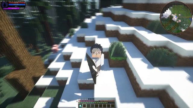 СЕРВЕР МАЙНКРАФТ НАРУТО АНИМЕ МОД/ЗИМНЕЕ ОБНОВЛЕНИЕ СЕРВЕРА SAMURACRAFT(NARUTO ANIME MOD 1.7.10). смотреть онлайн