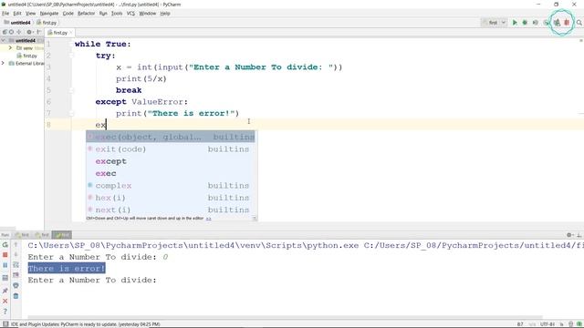 21. Python Exception & Handling Exception | Python 3.6 | AITechEX смотреть онлайн