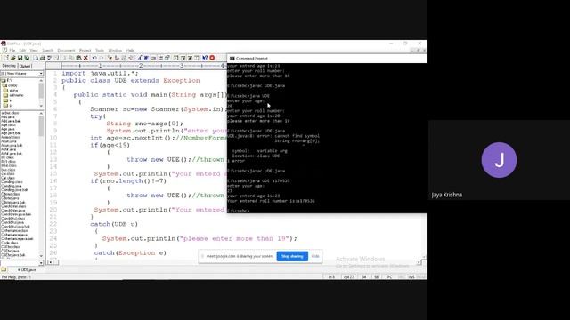 41 Java Programming || Exception Handling (Part-IV) in Java || RGUKT SKLM смотреть онлайн