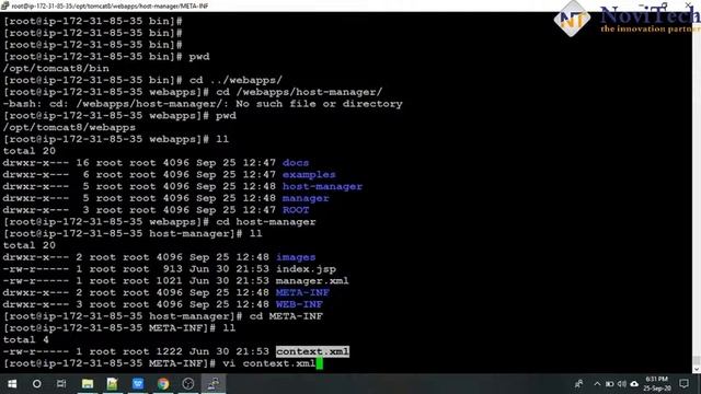 Apache Tomcat with Amazon Linux - NoviTech. смотреть онлайн