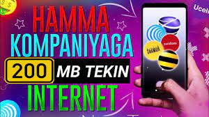 HAMMA KOMPANIYAGA TEKINGA 200 MB OLISH _ TEKIN MEGABAYT OLISH 2022