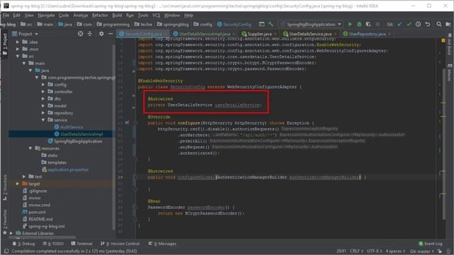 Create a Blog with Spring Boot and Angular-Part 5 - Implement Login using JWT смотреть онлайн