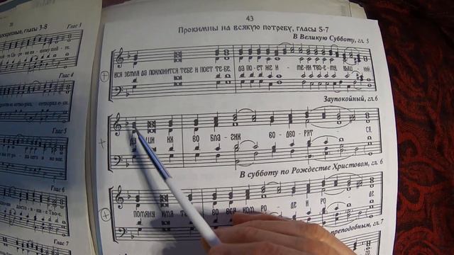 Прокимны на всякую потребу ,глас 5-7 с нотами. Обучающее видео. смотреть онлайн