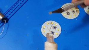 Как перепаять светодиоды на лампочке. Ремонт светодиодных лампочек спотов How to repair an led lamp