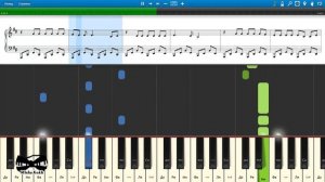 ALEKSEEV - Океанами Стали (на пианино Synthesia cover) Ноты и MIDI