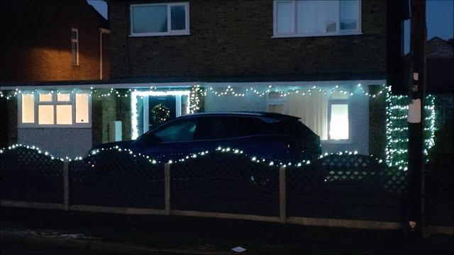 Christmas Lights.England.Whittlesey.Рождественские огни.Англия.Уиттлси. смотреть онлайн