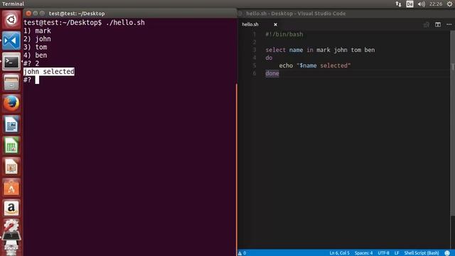 Shell Scripting Tutorial for Beginners 21 - Select loop смотреть онлайн