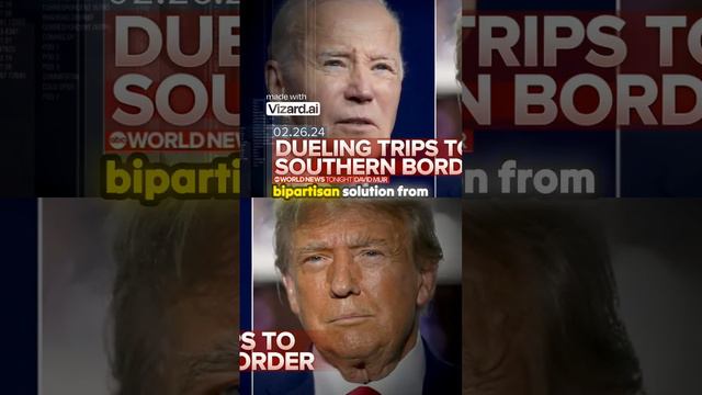 Battle at the Border: Biden vs. Trump's Political Rivalry смотреть онлайн