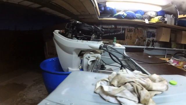 Финиш! Первый запуск Evinrudee E-tec 30!