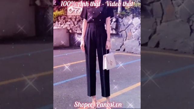 [FORM NHỎ] Quần baggy nữ công sở cạp cao ống xuông chất vải đẹp cao cấp - Q356 смотреть онлайн
