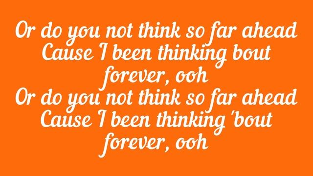 Frank Ocean - Thinkin’ bout you (Lyrics) смотреть онлайн