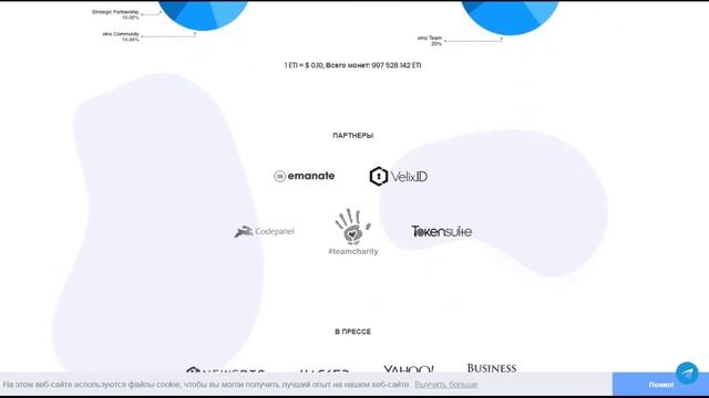 EtherInc - ICO интеллектуальный контракт с предопределенным протоколом . смотреть онлайн