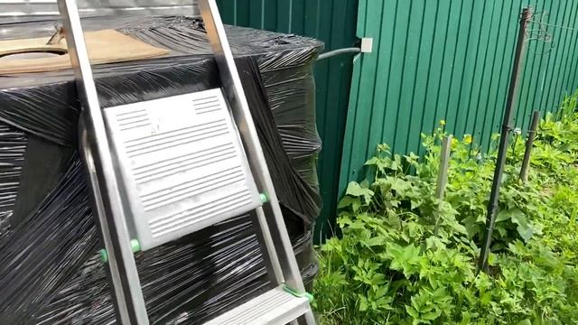 Еврокуб чтобы не зацвёл. #еврокуб #водоснабжение #полив