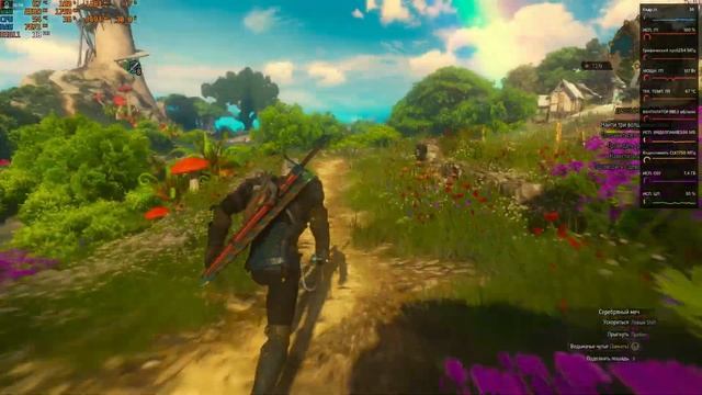 RX 580 2048 SP ТЕСТ на The Witcher 3: Wild Hunt Next-Gen. смотреть онлайн
