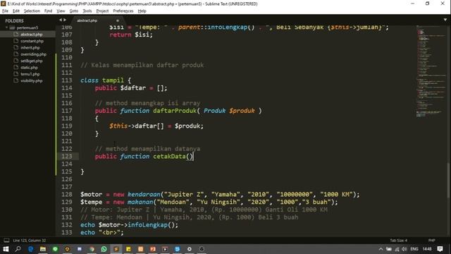 PHP OOP #14 - Abstract Class (part 2) смотреть онлайн