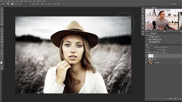 How to Create a Winter Snow Scene in Photoshop - Summer to Winter Tutorial смотреть онлайн