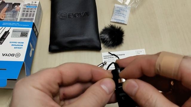 Активный микрофон BOYA с Aliexpress распаковка смотреть онлайн