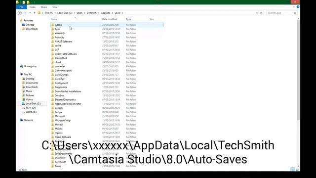 How to find Camtasia Autosave Location Recover Unsaved Camtasia Project or Recording смотреть онлайн