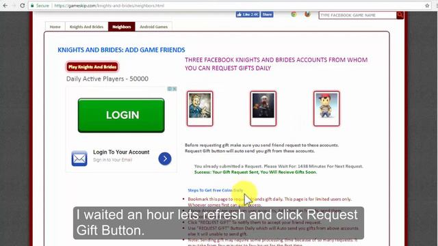 Tips To Earn Free Gifts From Knights And Brides Friends. смотреть онлайн