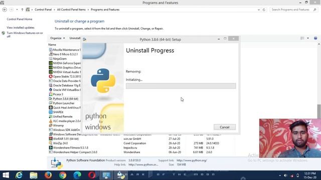 How to Uninstall python in Hindi | PYTHON |Easy Methods| HINDI | смотреть онлайн