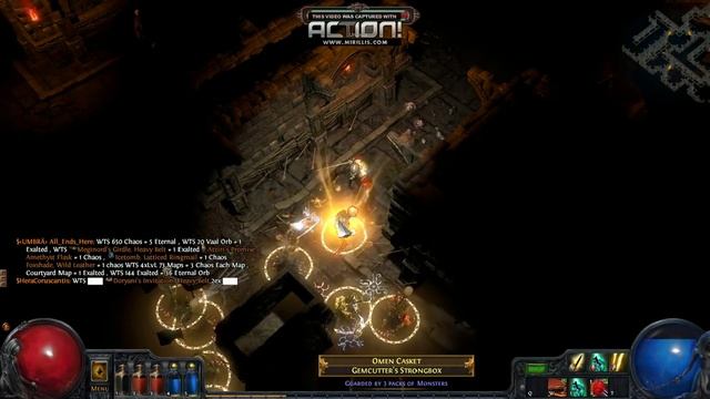 [PoE] Path Of Exile - The Crypt Level 1 - Full Clear - Duelist - Merciless (Act 2) gameplay смотреть онлайн