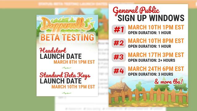 Dappervolk Beta Launch Dates смотреть онлайн
