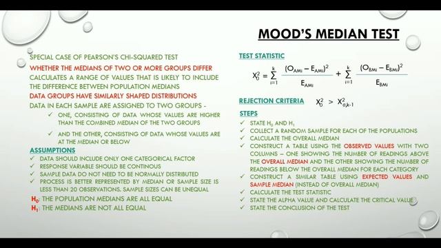 2.3 Mood's Median Test смотреть онлайн