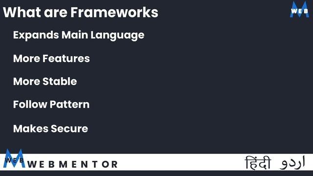 What Are Frameworks | Urdu & Hindi смотреть онлайн