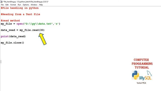 #FileHandling : Writing to a Text File || Reading from a Text File || Python Programs смотреть онлайн