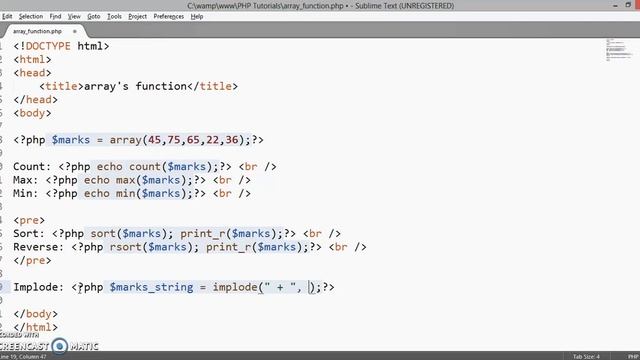 PHP For Beginners: Arrays Functions (Playing with Arrays). смотреть онлайн