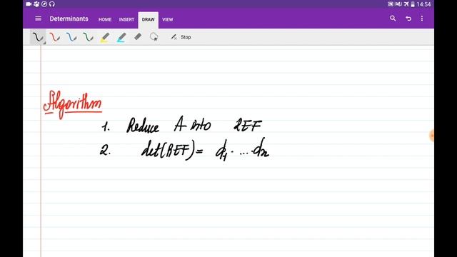 Find the Determinant using Gauss Elimination смотреть онлайн