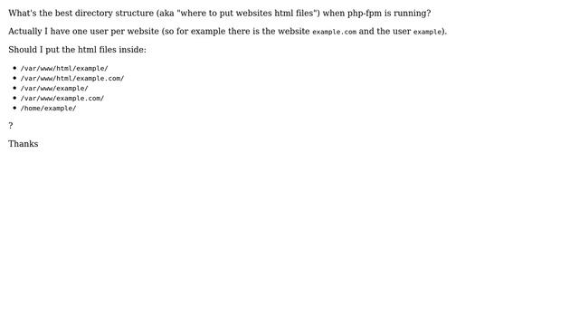 DevOps & SysAdmins: Directory structure with php-fpm смотреть онлайн