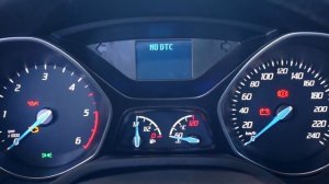 Ford Focus MK3 hidden menu (diagnostic test mode instrument cluster)