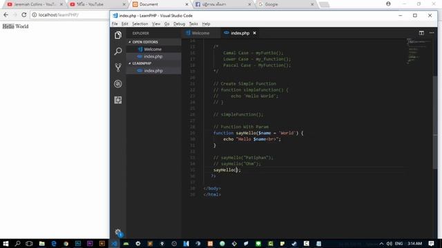PHP [Functions] ตอนที่ 5 - ฟังก์ชั่น смотреть онлайн