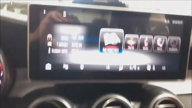 10.25" Android Navigation Screen motorized Backup Camera Mercedes C Class W205 смотреть онлайн
