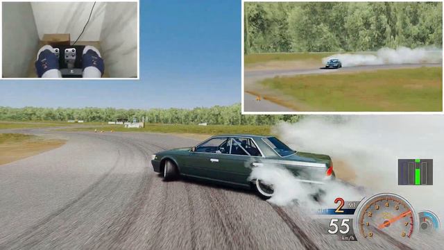 ดริฟท์ Laurel C33 กล้องเท้า [Assetto Corsa] смотреть онлайн