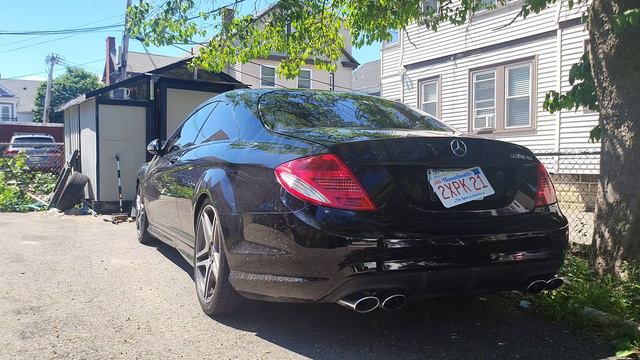 Mercedes CL 63 AMG Muffler Delete Revving | German Muscle Car | 4k60 смотреть онлайн