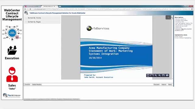 Webinar: TekStream CLM Solution for Oracle WebCenter смотреть онлайн