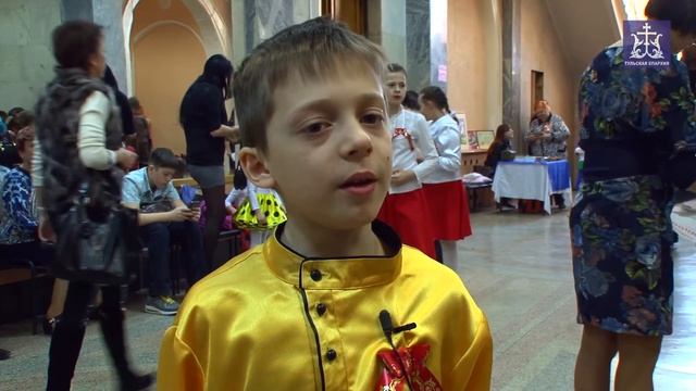 V-й Пасхальный фестиваль «Пасха глазами детей» в Новомосковском благочинии (Тульская епархия) смотреть онлайн