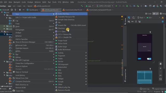 Complete Quotes App Tutorials in Android Studio | Android Studio Tutorials смотреть онлайн